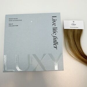 Luxy HALO Hair Extensions 16" Dimensional Natural Blonde 140g Halo With Clip In